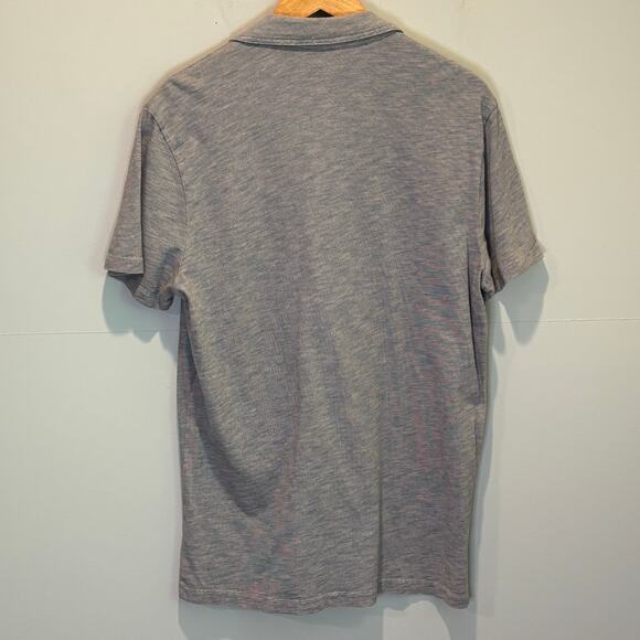 Marine Layer Space Dye Split Neck Short Sleeve Polo Shirt - size M/L - Picture 6 of 6